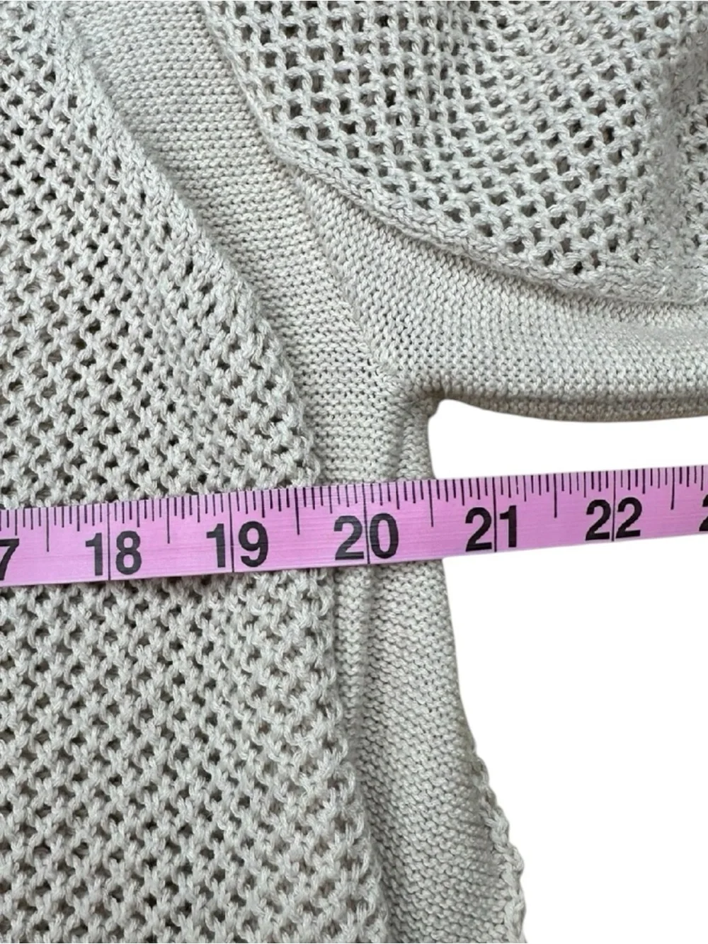 WRAP LONDON Cream 100% Cotton Sweater Size XL